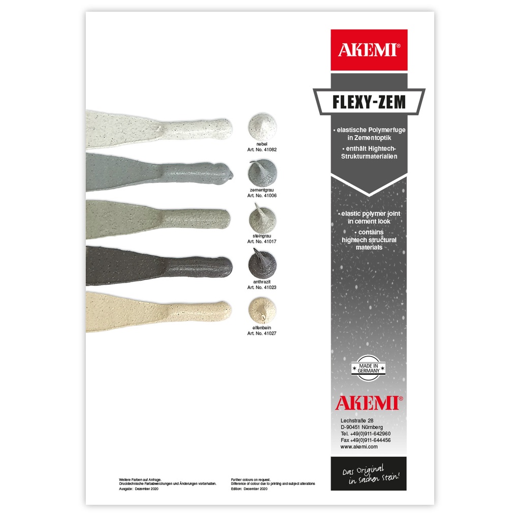 AK SILICONE FLEXY-ZEM 310 ML - GRIS PIERRE