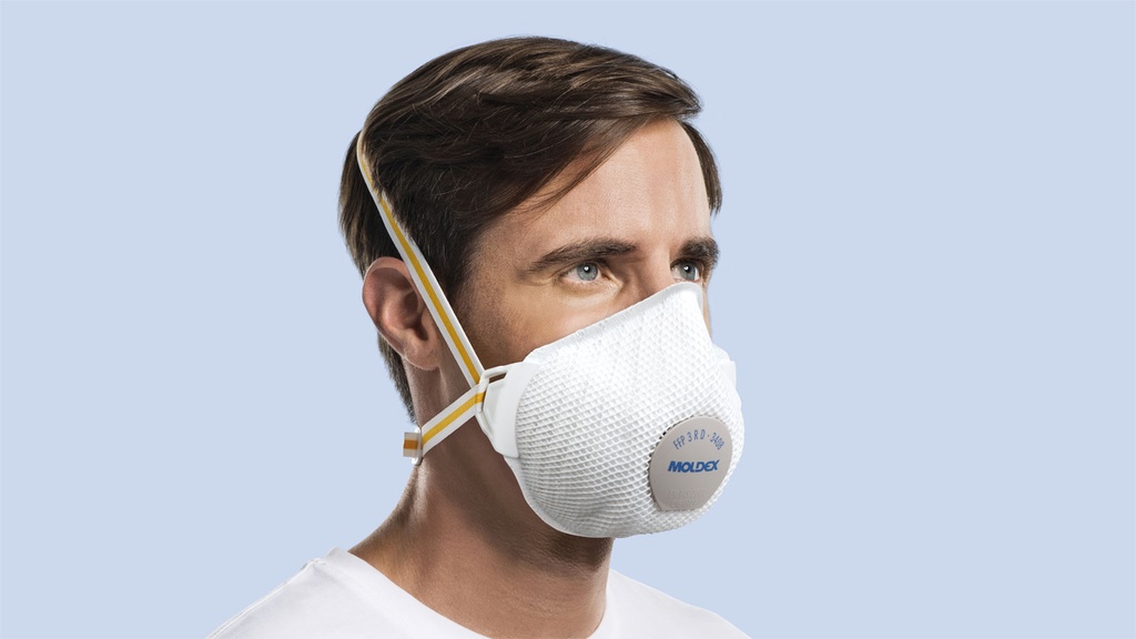 Masque à poussière réutilisable MX AIR PLUS PRO FFP3 R D - BTE de 5 - 3408