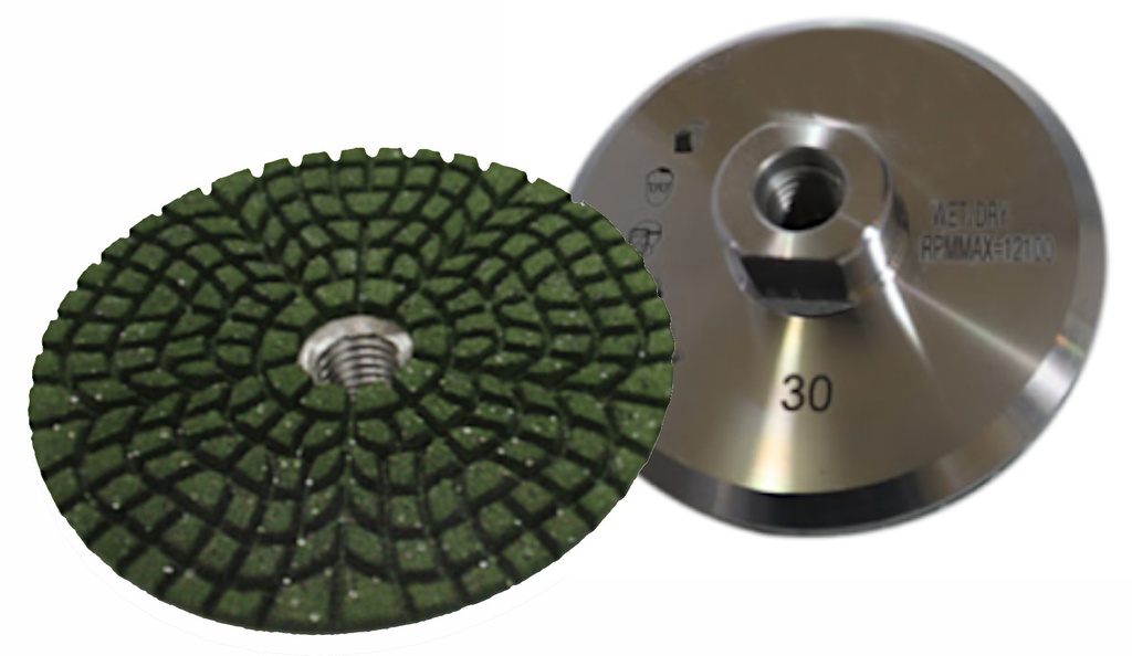 DISQUE 100 SUR SUPPORT ALU M14 - USAGE INTENSIF GR 50