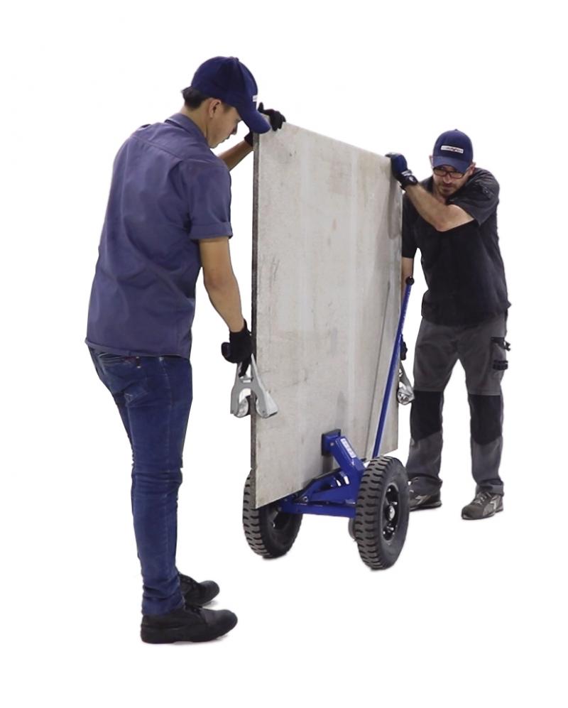 DIABOLO AUTOSERRANT  ROUES GONFLABLES ACIER PEINT / TIMON