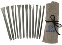 TROUSSE SCULPTURE N°2 - 12 OUTILS ACIERS MAIN R4232