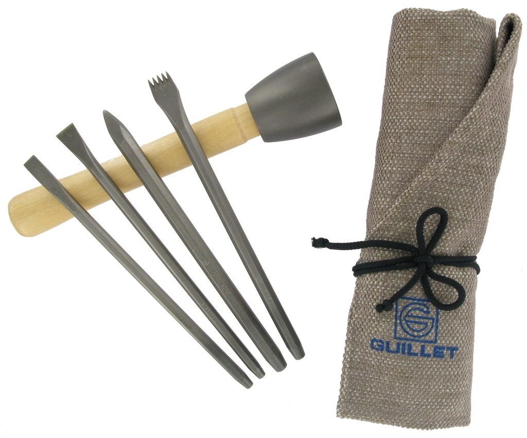 TROUSSE INITIATION - 5 OUTILS ACIER MAIN R1975