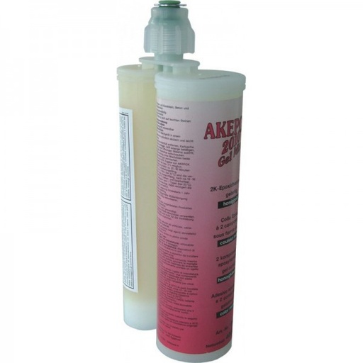 AK AKEPOX 2010 gel mix transparent miel - Cartouche 400 ml