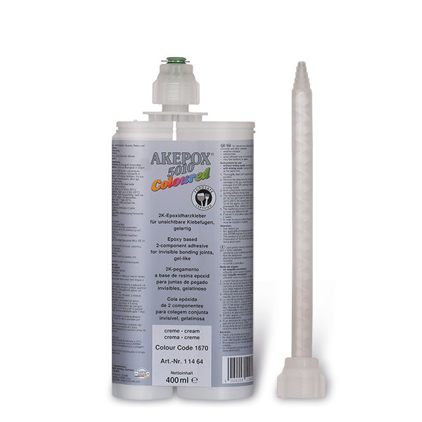 AKEMI - AKEPOX 5010 coloré CC2200 - transparent laiteux - cartouche 400 ml