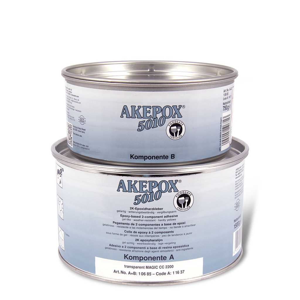 AKEMI - AKEPOX® 5010 gel transparent blanc laiteux - Bte 2,25 kg