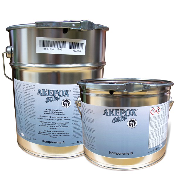 AKEMI - AKEPOX 5010 gel transparent blanc laiteux - Seau 15 kg