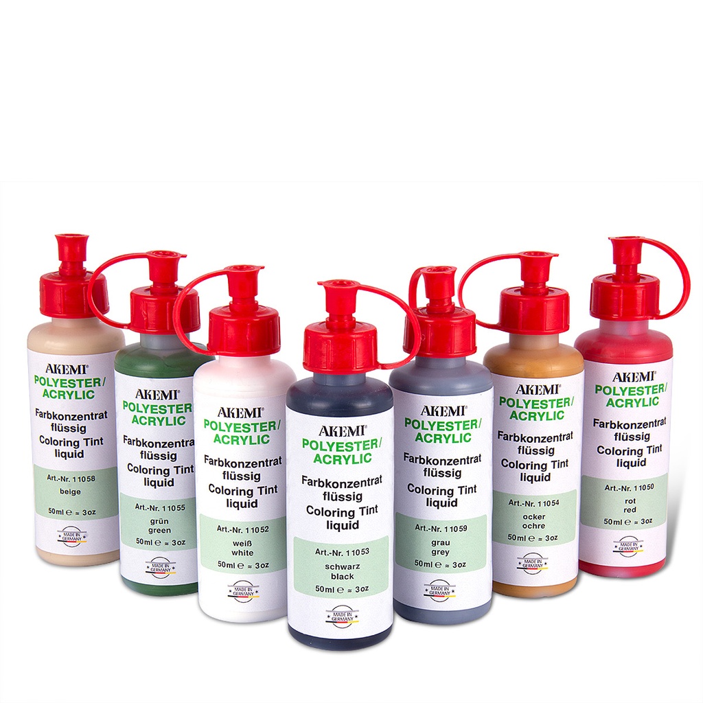 AKEMI - COLORANT LIQUIDE POUR MARMORKITT - BLANC - FLACON 50 ML