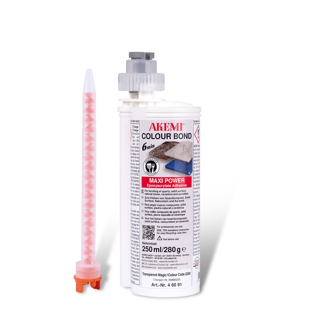 AKEMI - COLOUR BOND Maxi Power 6 min. - CC 1880 GRIS - Cartouche 250 ml