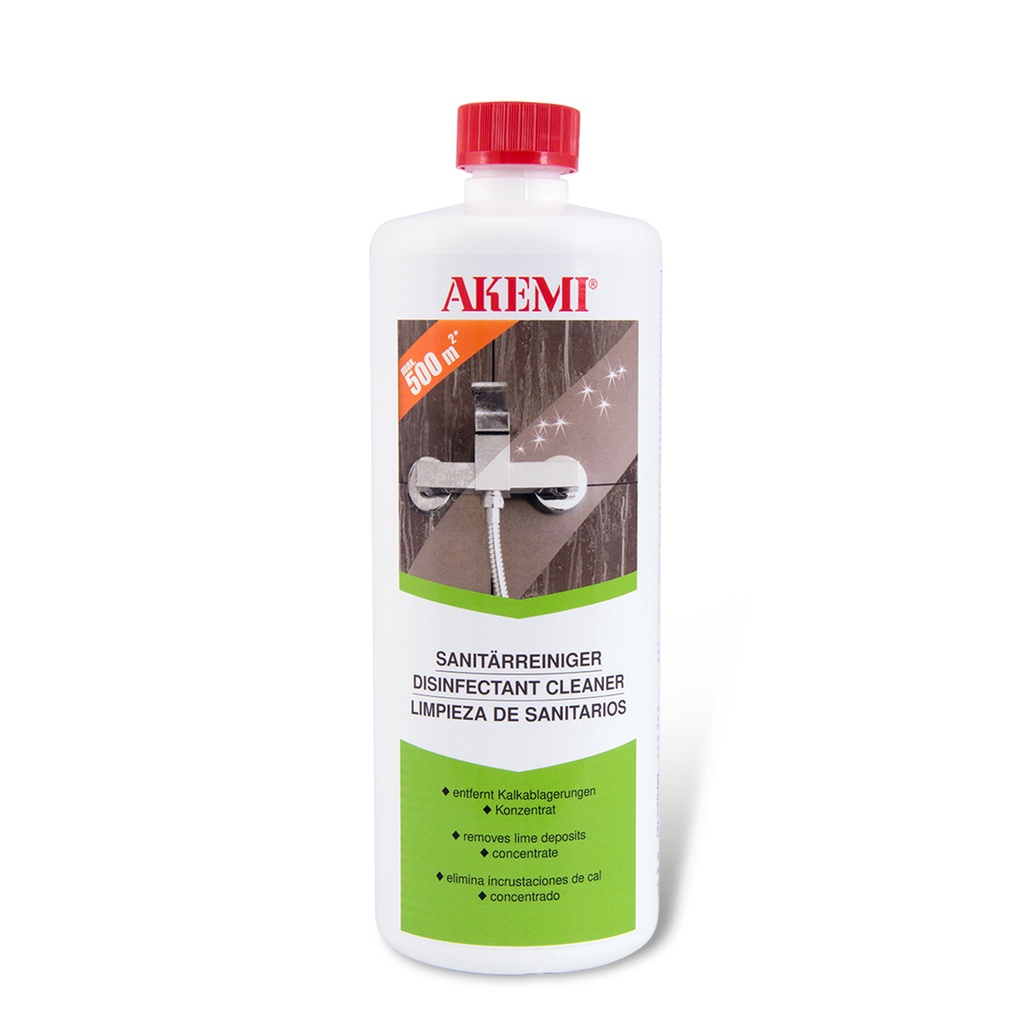 AKEMI - NETTOYANT SANITAIRE - Bidon 1000 ml