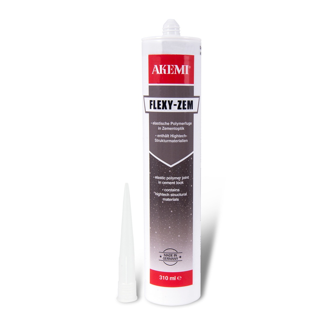 AKEMI - SILICONE FLEXY-ZEM 310 ML - GRIS CIMENT