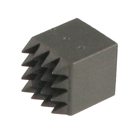 PLAQUETTE BOUCHARDE ACIER CONE MG - 16 DENTS CARRE 20X20 - R7398