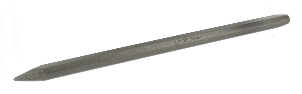 BROCHE ACIER MAIN - SECTION 12 x L250mm R1462