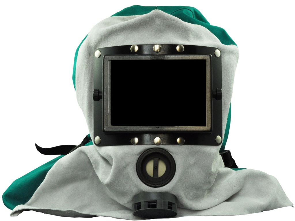 CASQUE DE SABLAGE CAGOULE SIMPLE SANS AIR - A CARTOUCHE