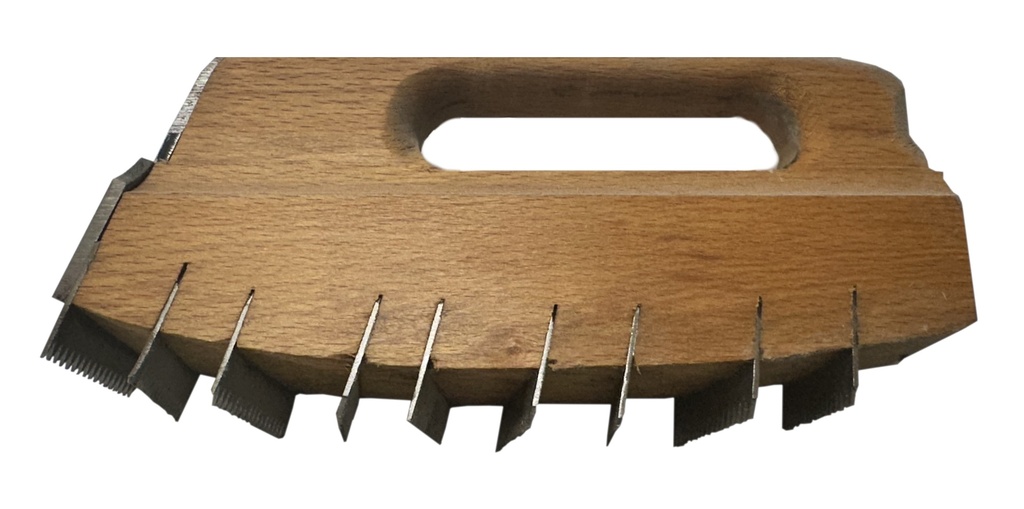 Chemin de Fer Bordelais Cintré Lames Dents L.40x180mm