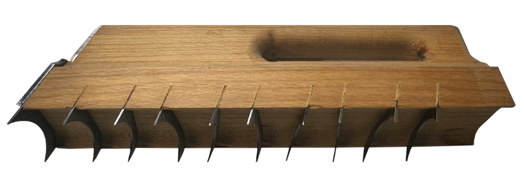 Chemin de Fer Bordelais Plat Lame Creuse Lisse L.50x250mm