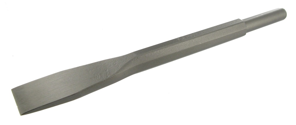 CISEAU ACIER PNEUMATIQUE 12.7X55 TAILLANT PLAT - L.30 R7121