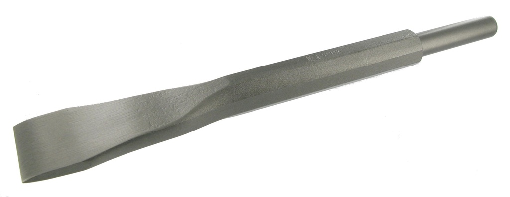 CISEAU ACIER PNEUMATIQUE 12.7X55 TAILLANT PLAT - L. 40 R3404