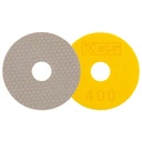 DIS 100 DIA A SEC VELCRO GR 400 TELUM JAUNE
