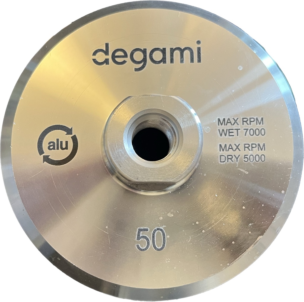 DISQUE 100 SUR SUPPORT ALU M14 - USAGE INTENSIF GR 50