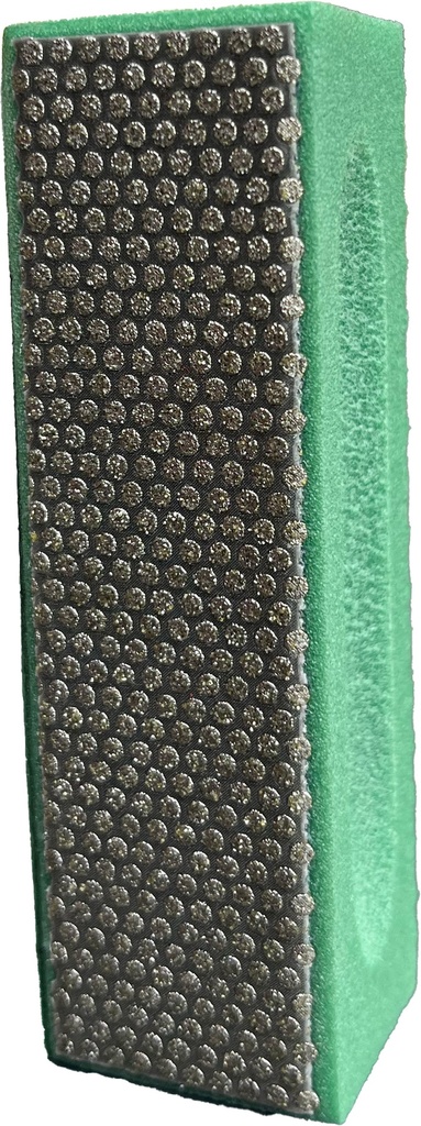 EPONGE DIAMANTEE 2,5 cm Verte POUR AKEPOX 4050 - GRAIN 60