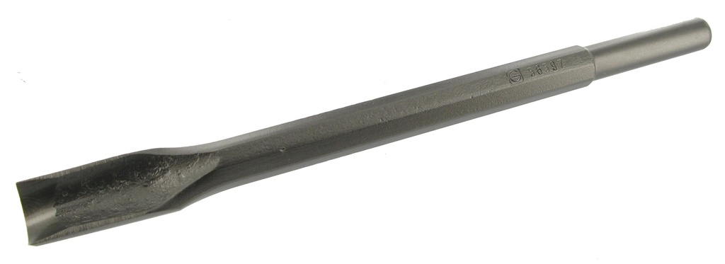 GOUGE ACIER PNEUMATIQUE 12.7X55 TRANCHANT INTERIEUR - L.20 R2270