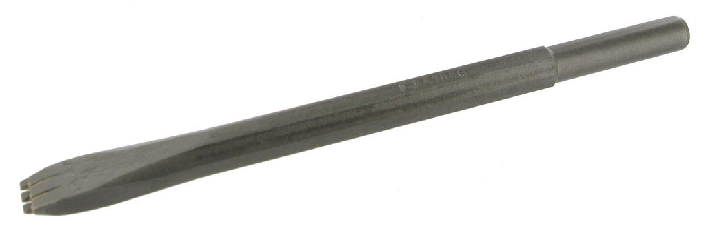 GRADINE CARBURE PNEUMATIQUE 12.7x55 - 3 DENTS PLATES - L.14 R2810