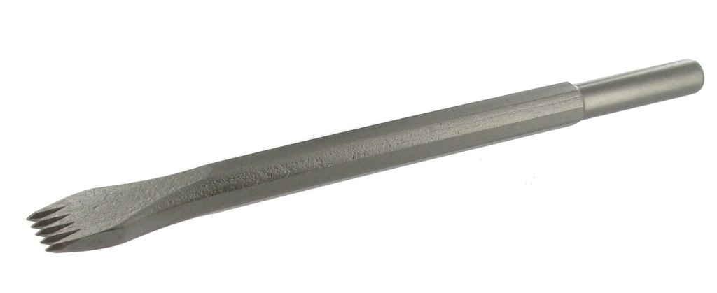 GRADINE ACIER PNEUMATIQUE 12.7X55 - 5 DENTS POINTUES - L.20 R4131