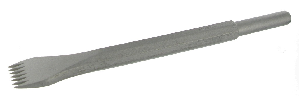 GRADINE ACIER PNEUMATIQUE 12.7X55 - 7 DENTS POINTUES - L.29 R8786