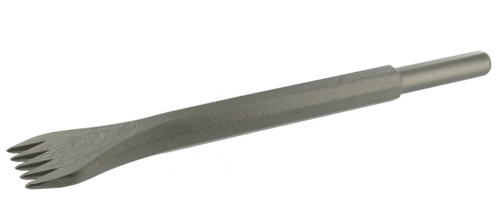 GRADINE ACIER PNEUMATIQUE 12.7X55 - 5 DENTS POINTUES - L.30 R2484