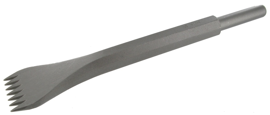 GRADINE ACIER PNEUMATIQUE 12.7X55 L40 7 DENTS POINTUES R3458