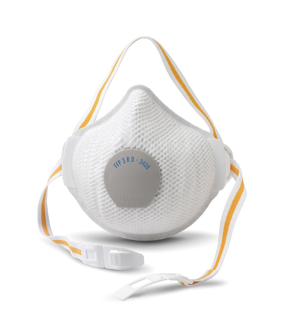 Masque à poussière réutilisable MX AIR PLUS PRO FFP3 R D - BTE de 5 - 3408