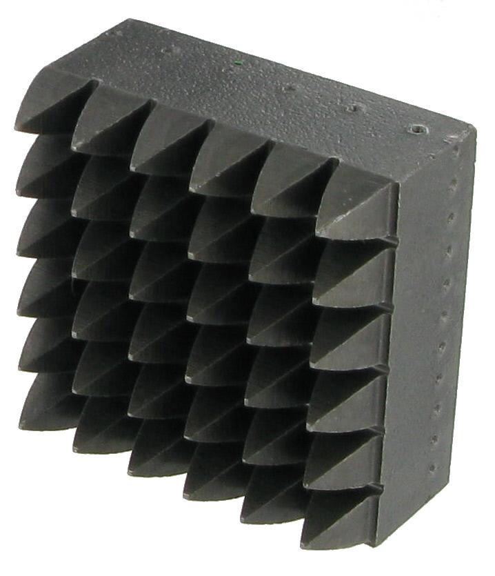 PLAQUETTE BOUCHARDE ACIER - 36 DENTS CARRE 40x40 - R1437