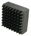 PLAQUETTE BOUCHARDE ACIER - 64 DENTS CARRE 40x40 - R5202