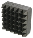 PLAQUETTE BOUCHARDE ACIER - 36 DENTS CARRE 45x45 - R1712