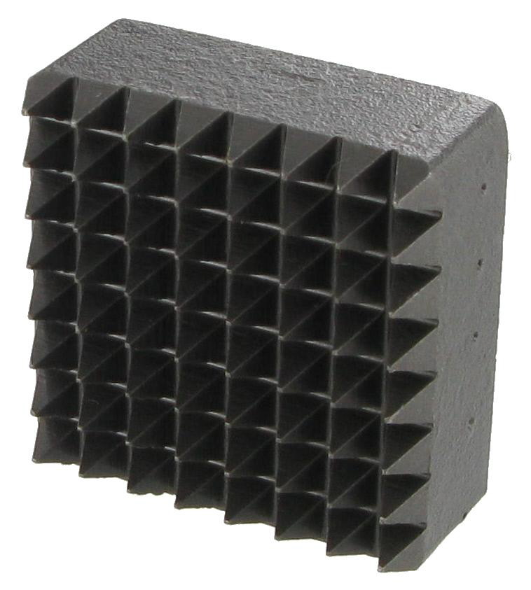 PLAQUETTE BOUCHARDE ACIER - 64 DENTS CARRE 45x45 - R4023