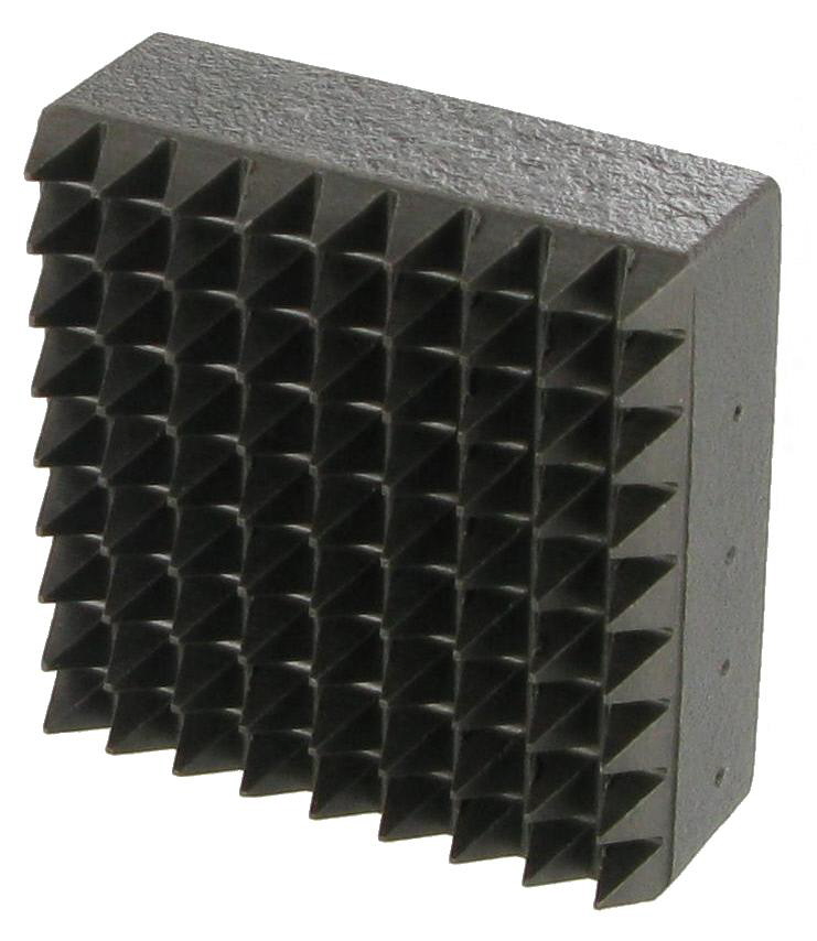 PLAQUETTE BOUCHARDE ACIER - 81 DENTS CARRE 45x45 - R5763