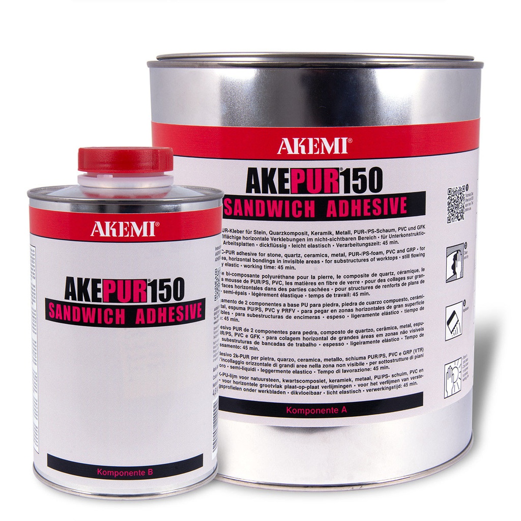 AKEMI - AKEPUR 150 SANDWICH ADHESIVE - 6 kg