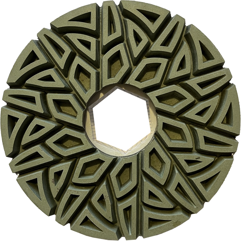 MEULE A CHANTS 125 MM DEGAMI PREMIUM ESCARGOT FLEX - FEUTRE