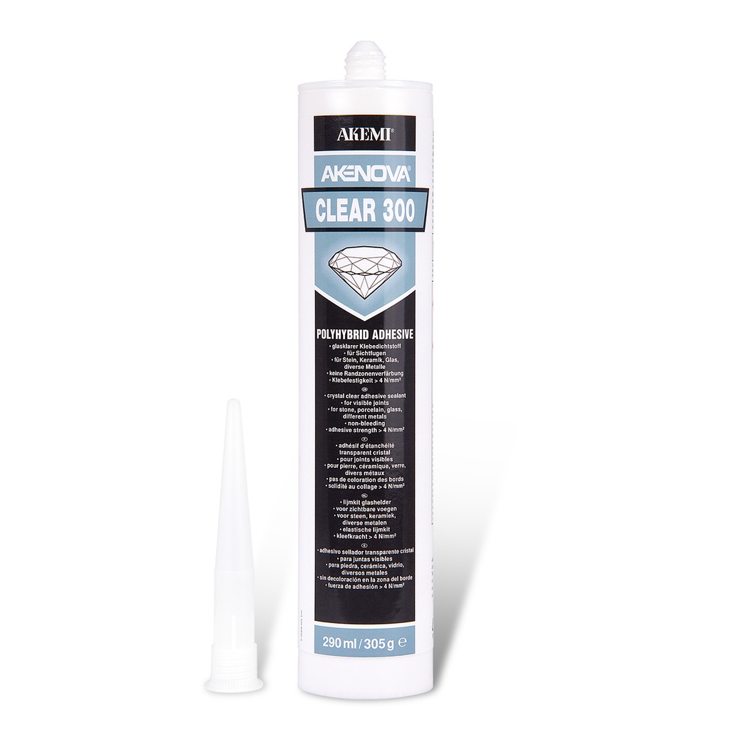 AKEMI - AKENOVA CLEAR 300 - CC2200 - TRANSPARENT CRISTAL - 290 ML