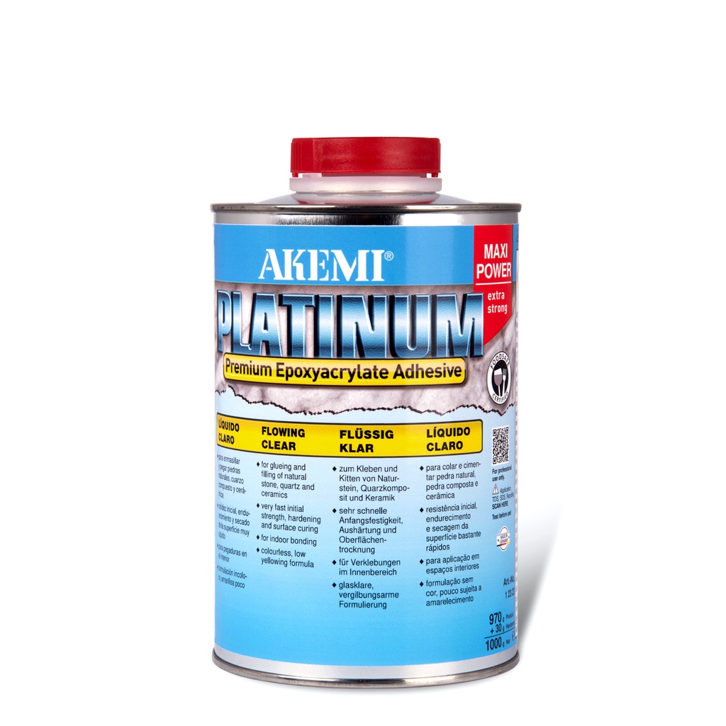 AKEMI - PLATINUM Maxi Power Liquide - CC2200 Transparent - Bte 900 ml - R12323