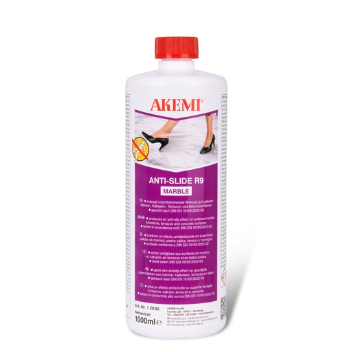 [X00001501] AKEMI - ANTI-GLISSE R9 - Marbre - Flacon 1000 ml - R12096