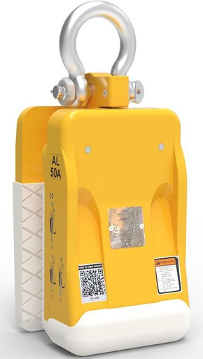 [X00001536] PINCE DEGALIFT 50A OUV 10-50 1200kg AUTOMATIQUE AVEC ROULEAUX PATIN BLANC