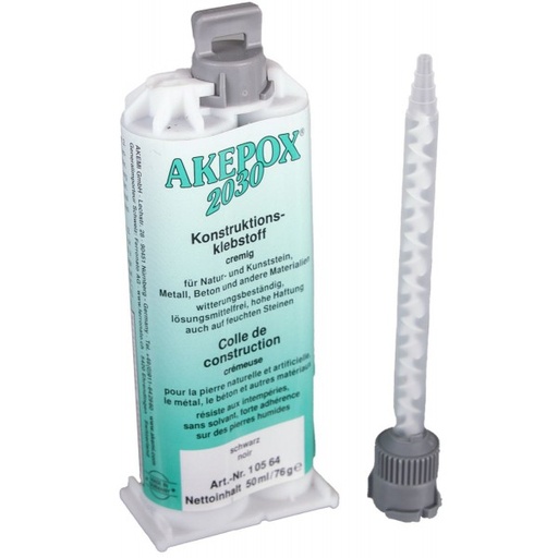 [11010564A] AK AKEPOX 2030 crémeux noir - Cartouche 50 ml