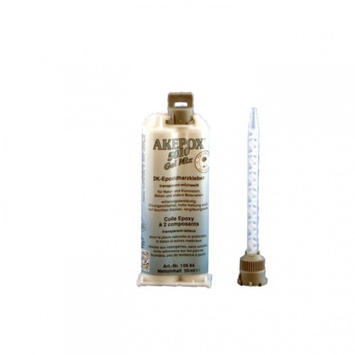 [11010684A] AKEMI - AKEPOX 5010 Gel - CC2200 Transparent Magic - Cartouche 50 ml