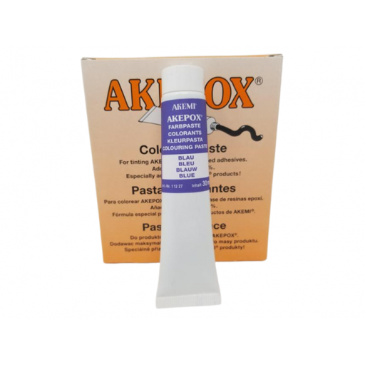 [11011227A] AKEMI - COLORANT PATE POUR AKEPOX - BLEU MARINE - TUBE 30 ML