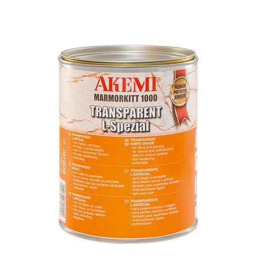 [11110710A] AK MARMORKITT 1000 Transp. L-Special - Gel - Miel - Bte 900 ml
