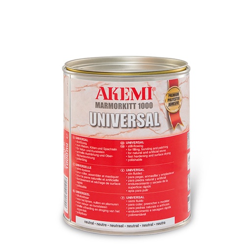 [11110107A] AK MARMORKITT 1000 UNIVERSAL Semi-Epais - Noir - Bte 1000 ml