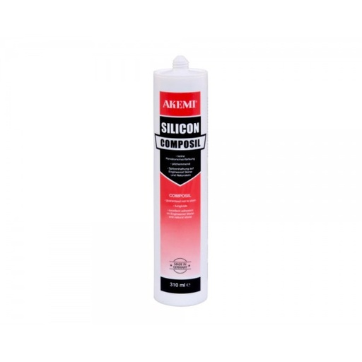 [11340432A] AK SILICONE COMPOSIL CC 1800 - GRIS 310 ML