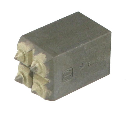 [42000511A] PLAQUETTE BOUCHARDE CARBURE CONE MG - 4 DENTS 20x20 - R4034