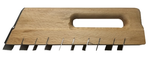 [43000006A] Chemin de Fer Bordelais Plat Lame Dents L.70x250mm